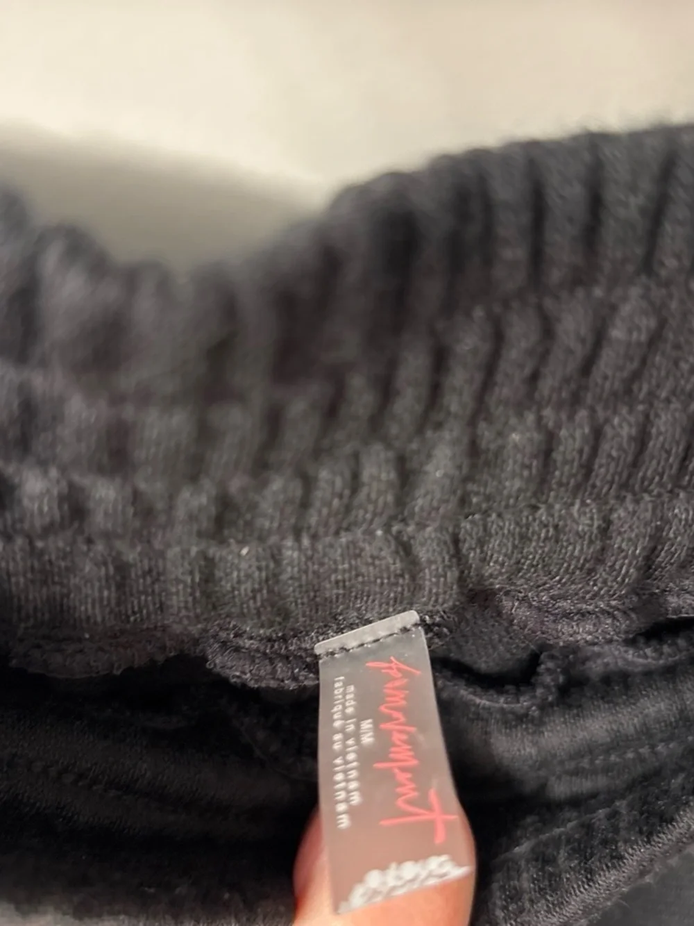 Free People Black Drawstring Jogger Pants
